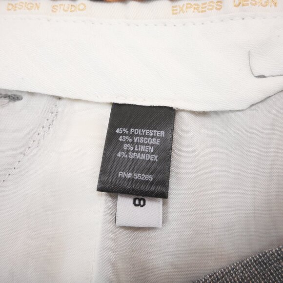 Express Design Studio Women’s Sz 6 Dress Pants Gray Office Careerwear - Picture 8 of 11